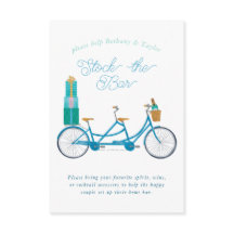 Cyclus voor twee stellen Bridal Shower-uitnodiging