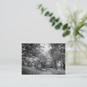 Cyclus Way - zwart-wit Visitekaartje (Staand voorkant)