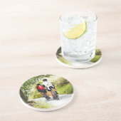 CYCLUS ZANDSTEEN ONDERZETTER (Zijkant)