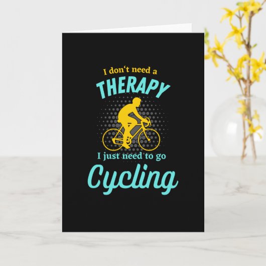 Cyclusfietsenfietsenfietser Kaart (Gele Bloem)