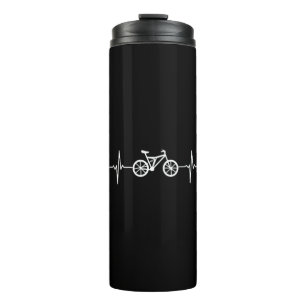 Cyclushartslag / fiets / Rider / Biking Thermosbeker