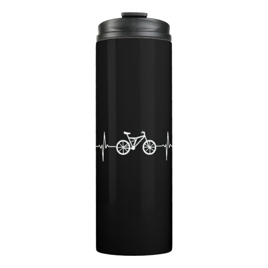 Cyclushartslag / fiets / Rider / Biking Thermosbeker (Voorkant)