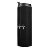 Cyclushartslag / fiets / Rider / Biking Thermosbeker (Geroteerd rechts)