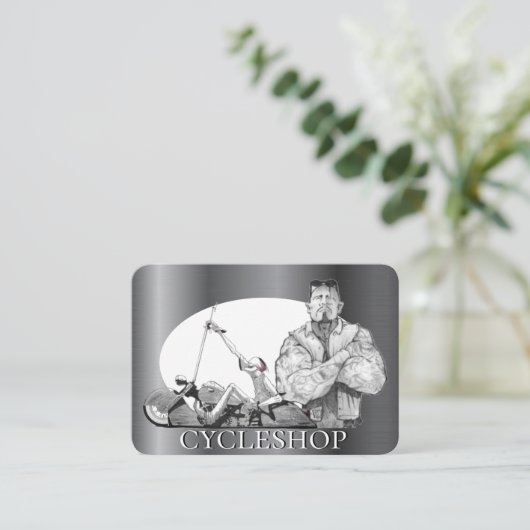 Cycluskaart Visitekaartje (Staand voorkant)