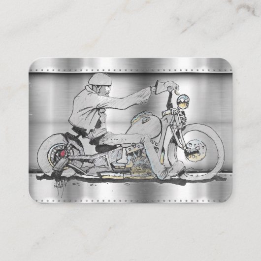 Cycluskaart Visitekaartje (Voorkant)