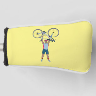 Cycluslijst Een fiets opheffen Golfheadcover