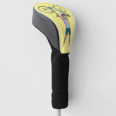 Cycluslijst Een fiets opheffen Golfheadcover (Schuin)