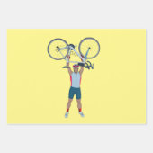 Cycluslijst Een fiets opheffen Inpakpapier Vel (Voorkant 3)