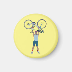 Cycluslijst Een fiets opheffen Magneet