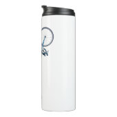 Cycluslijst Een fiets opheffen Thermosbeker (Geroteerd rechts)