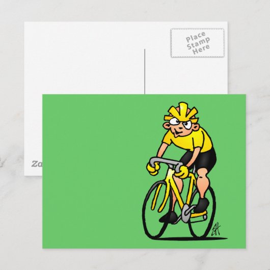 Cycluslijst - Fietsen Briefkaart (Voorkant / Achterkant)