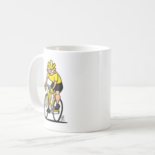 Cycluslijst - Fietsen Koffiemok (Voorkant links)