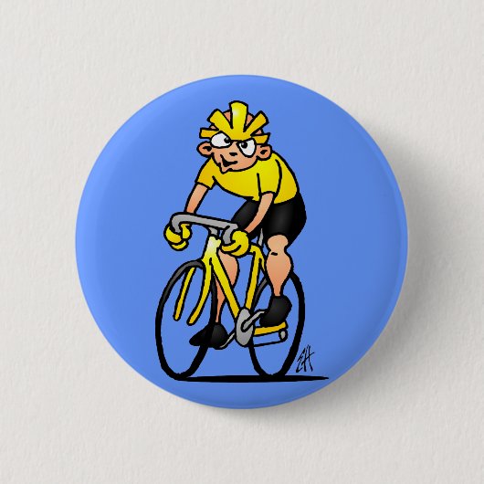 Cycluslijst - Fietsen Ronde Button 5,7 Cm (Voorkant)