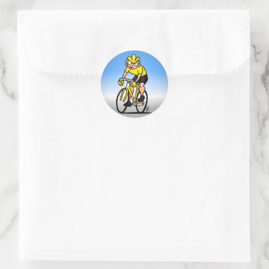 Cycluslijst - Fietsen Ronde Sticker (Tas)