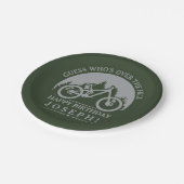 Cycluslijst Happy Birthday - persoonlijk Papieren Bordje (Gekanteld)