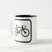 Cycluslijst Pro Tweekleurige Koffiemok (Voorkant links)