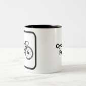Cycluslijst Pro Tweekleurige Koffiemok (Center)