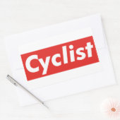 Cycluslijst Rechthoekige Sticker (Envelop)