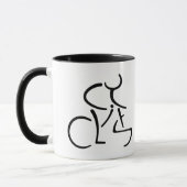 Cycluslijst Word Art Cycling-Mok Mok (Links)