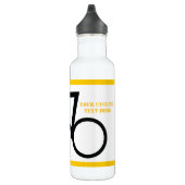 Cyclusrijder die zijn fiets gebruikt waterfles  (Rechts)