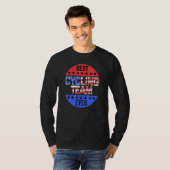 Cyclusteam Onafhankelijkheidsdag Patriottische Cyc T-shirt (Voorkant volledig)