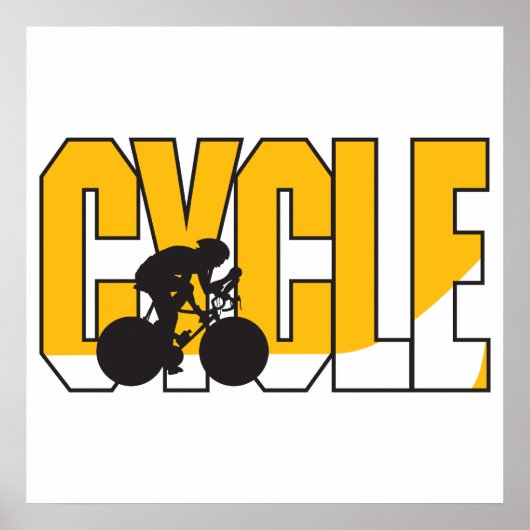 cyclustekstontwerp poster (Voorkant)