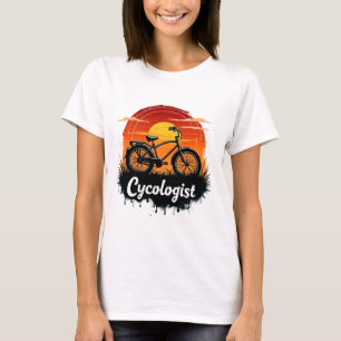 Cycologist Bike Adventure: Sunset Graphic T-shirt