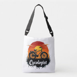 Cycologist Bike Adventure: Sunset Graphic T-shirt Crossbody Tas