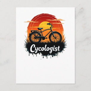 Cycologist Bike Adventure: Sunset Graphic T-shirt Informatiekaartje