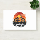 Cycologist Bike Adventure: Sunset Graphic T-shirt Post-it® Notes (Kantoor)