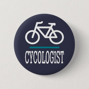 CYCOLOGIST Bike Biking Cycling Funny Novelty Ronde Button 5,7 Cm