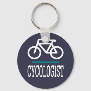 CYCOLOGIST Bike Biking Cycling Funny Novelty Sleutelhanger