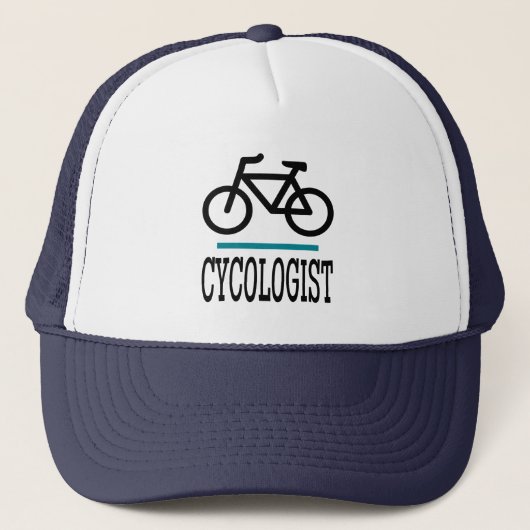 CYCOLOGIST Bike Biking Cycling Funny Novelty Trucker Pet (Voorkant)