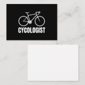 Cycologist Funny Bicycle Bike Gift Notitiekaartje (Voorkant / Achterkant)