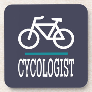 CYCOLOGIST Funny Cycling Bikes Love Bier Onderzetter
