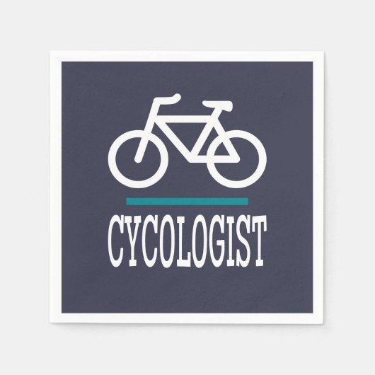 CYCOLOGIST Funny Cycling Bikes Love Servet (Voorkant)