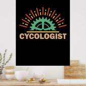 Cycoloog Art Poster (Keuken)