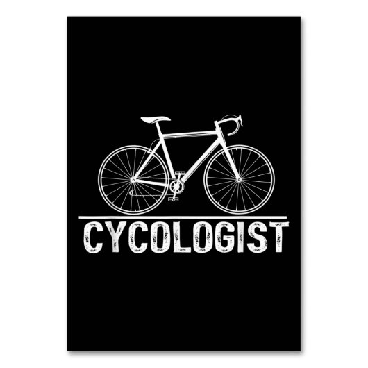 Cycoloog Bike Cycling Bicycle Kaart (Voorkant)