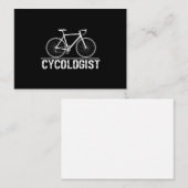 Cycoloog Bike Cycling Bicycle Notitiekaartje (Voorkant / Achterkant)