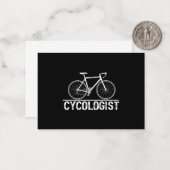 Cycoloog Bike Cycling Bicycle Notitiekaartje (Voorkant / Achterkant in situ)