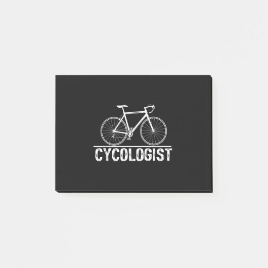 Cycoloog Bike Cycling Bicycle Post-it® Notes (Voorkant)