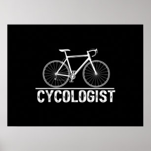 Cycoloog Bike Cycling Bicycle Poster