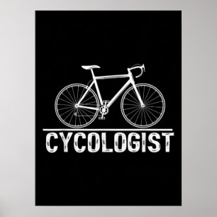 Cycoloog Bike Cycling Bicycle Poster