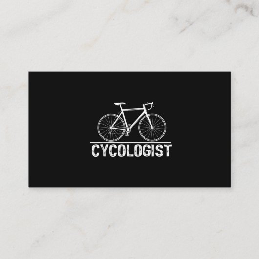 Cycoloog Bike Cycling Bicycle Visitekaartje (Voorkant)