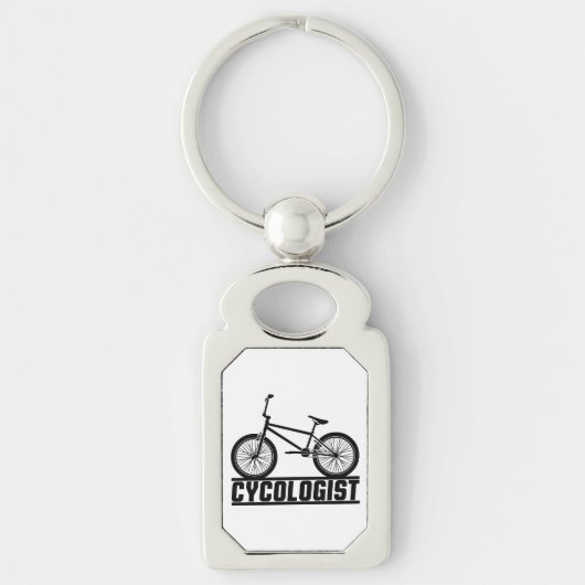 Cycoloog BMX Rider, fietsenrekencyclist Lover Sleutelhanger (Voorkant)