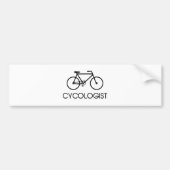Cycoloog cycluscyclus bumpersticker (Voorkant)