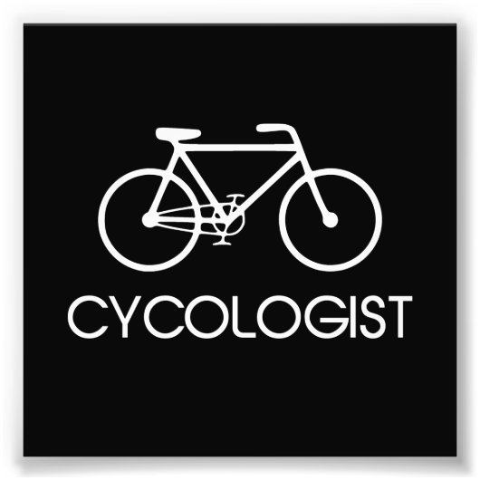 Cycoloog cycluscyclus foto afdruk (Voorkant)