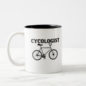 Cycoloog cycluscyclus tweekleurige koffiemok (Links)