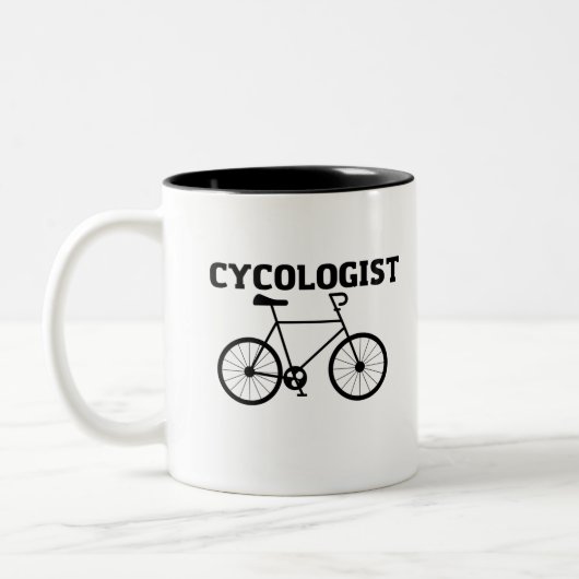 Cycoloog cycluscyclus tweekleurige koffiemok (Links)