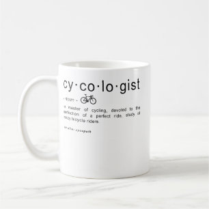 Cycoloog Definition Funny Cycling Addict Koffiemok